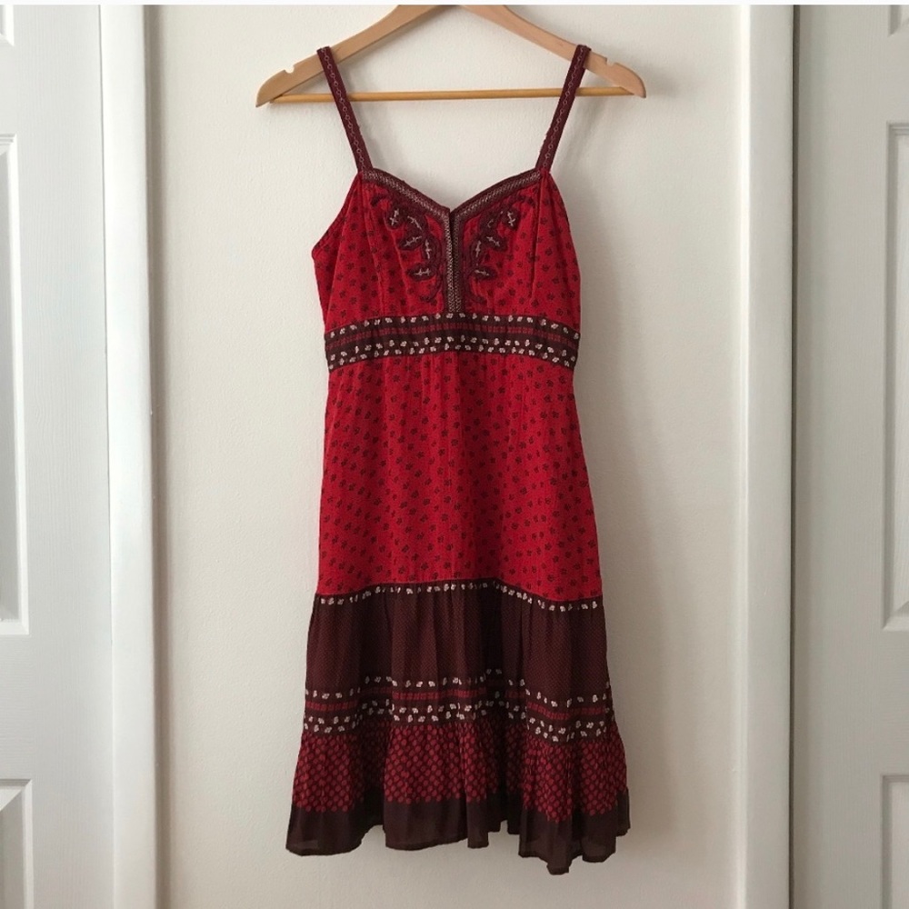 Free people red dress